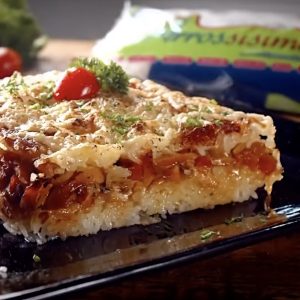 Pastel de pollo con Arrossísimo