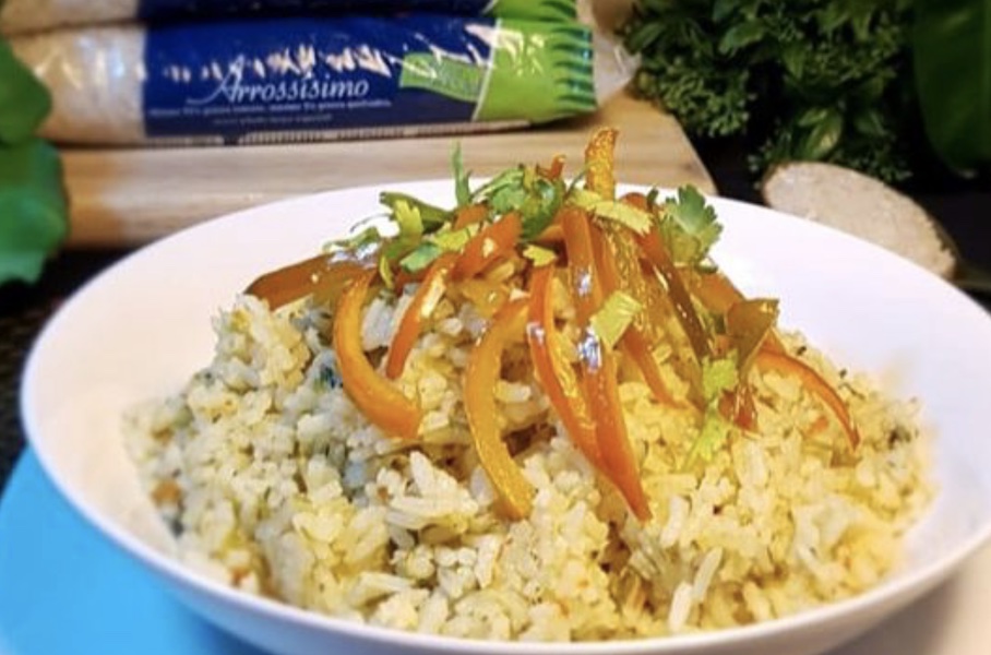 Arroz conA Aji y Recao Verde