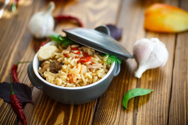 Arroz con ají criollo