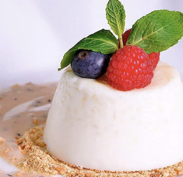 Panna Cotta con Arrossisimo con Leche