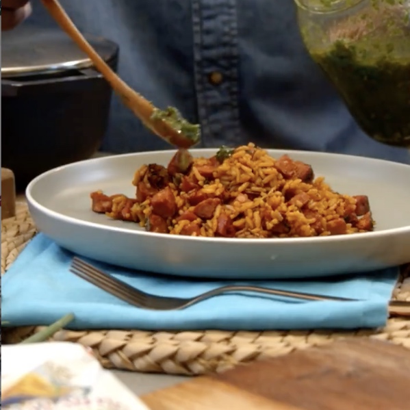 Arroz Criollo con Chorizo