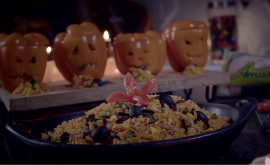 Ensalada de arroz con atun