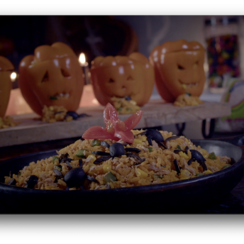 Ensalada de arroz con atun