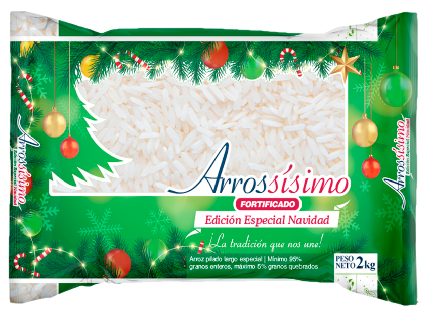 Empaque de Navidad para Arrossisimo Empaque de Navidad para Arrossisimo