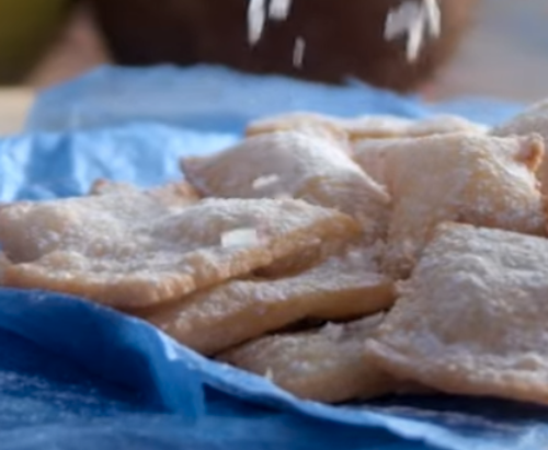 Tostaditas de coco con harina de arroz