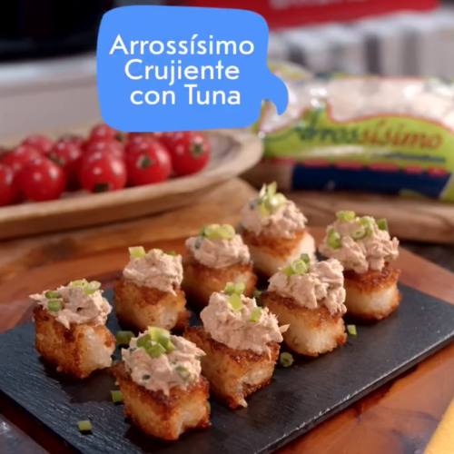 Arrossísimo crujiente con tuna