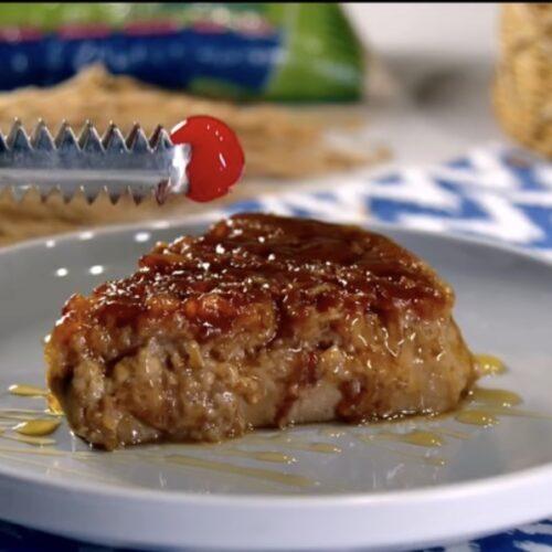 Flan de arroz con leche y café