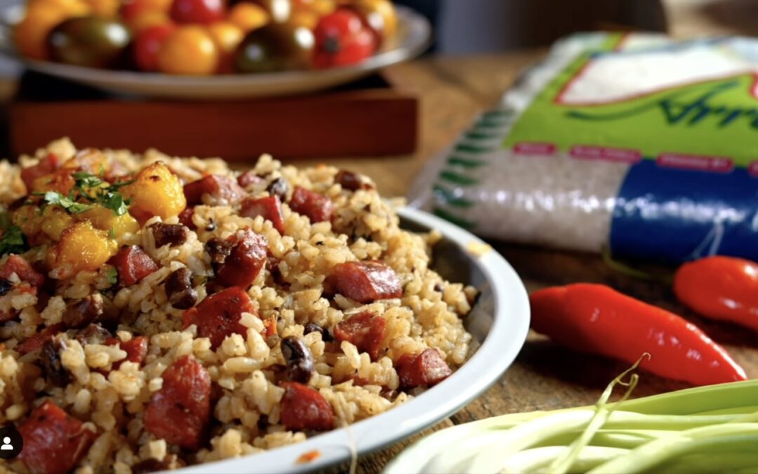Arroz con frijoles chiricanos