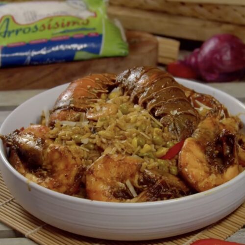 Arroz con Mariscos estilo Peruano