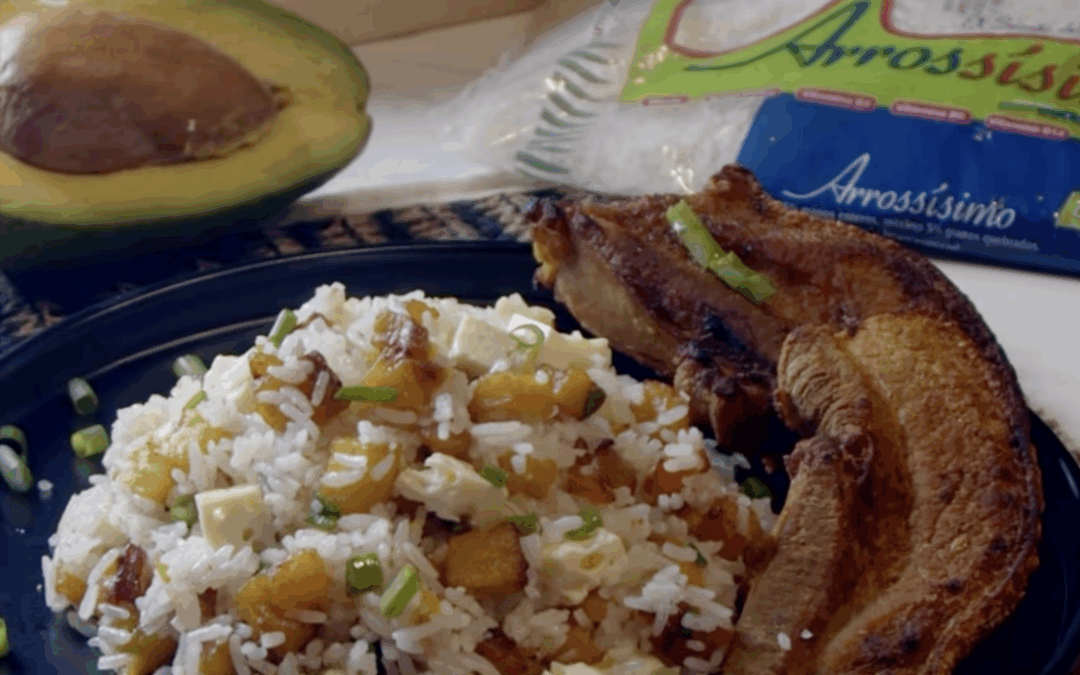 Arroz con Queso y Plátano