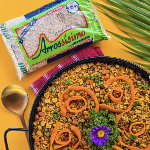 Arroz con vegetales y especies Arrossisimo