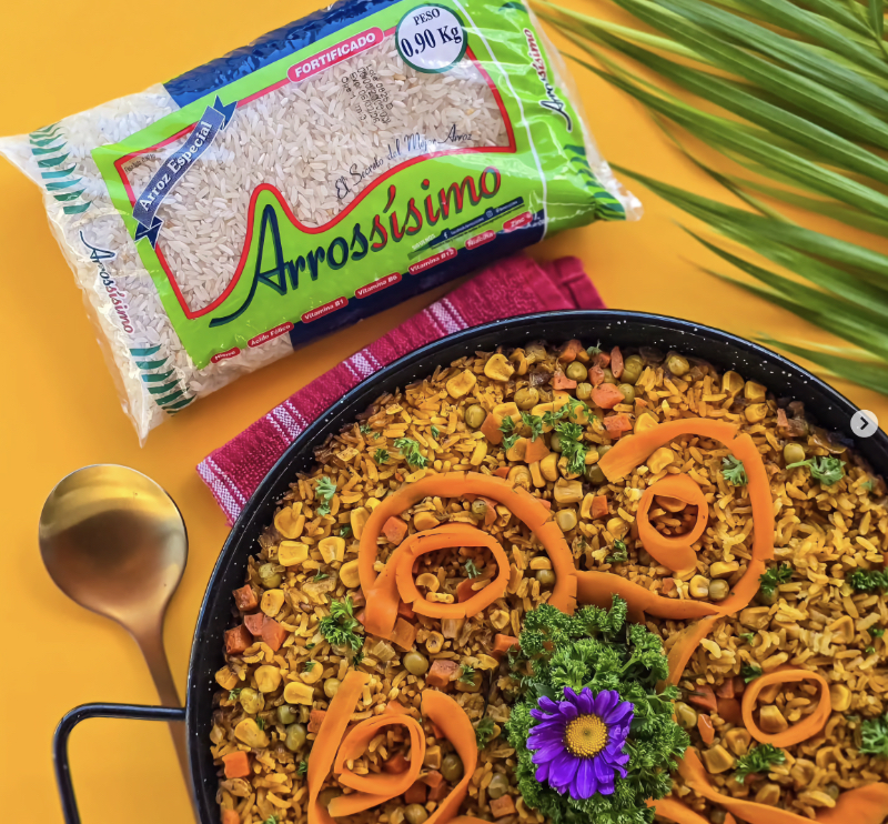 Arroz con vegetales y especies Arrossisimo