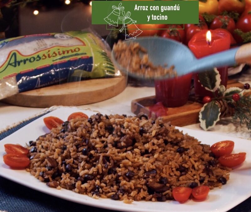Arroz con Guandú y Tocino