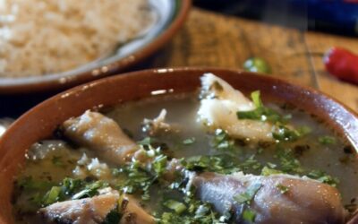 Sancocho de Gallina con Arroz Blanco