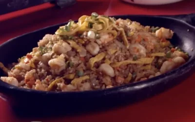 Arroz Frito con Camarones