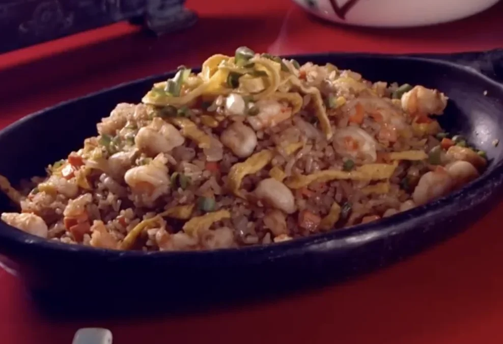 Arroz Frito con Camarones