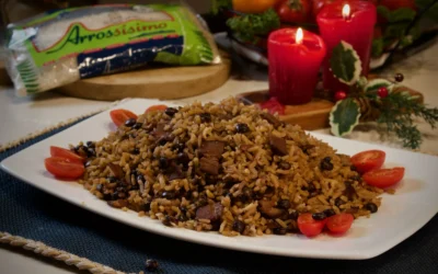 Arroz con Guandú y Tocino